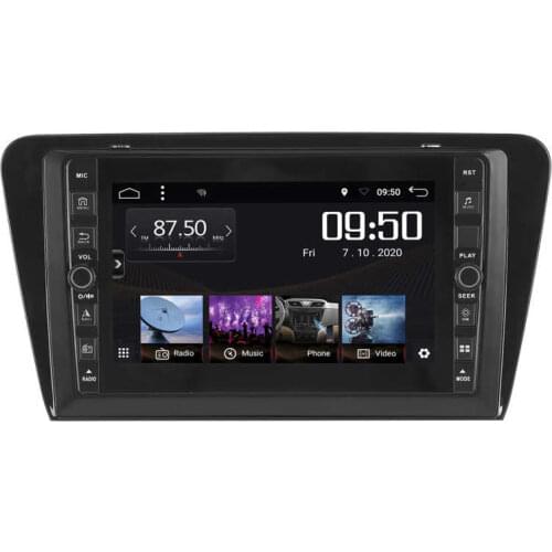 8in Auto GPS Navigation Screen Button Press Type 5.0 1+16G Fit for SKODA Octavia