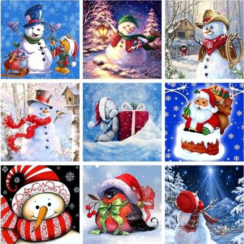 Full Round Drill 5D DIY Diamond Painting "Cartoon Santa Claus" 3D Embroidery Cross Stitch 5D Home Decor Gift