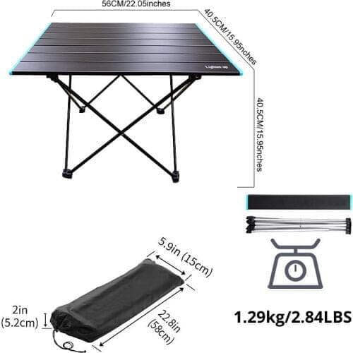 Barbecue Table Garden Table Fishing Hiking Table Folding Portable Table