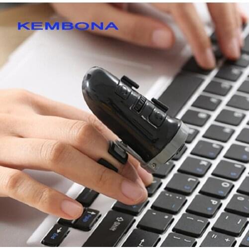 KEMBONA Creative Wireless Bluetooth finger mouse Rechargeable lithium batterye charging RING MOUSE