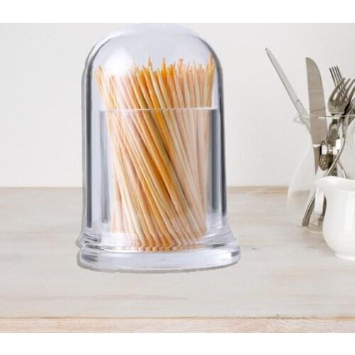 Toothpick Bottle Toothpick Holder Toothpick Dispenser Box Elegant Clean Cylindrical Shape Non-toxic Toothpick Holder For Home