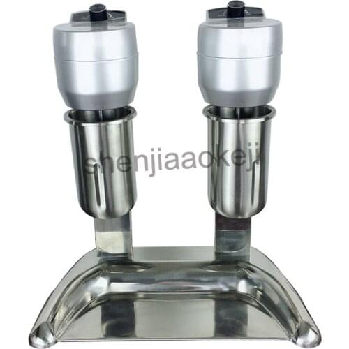Household Electric Beverage mixer Milk shake machine Commercial Double head milkshake machines milk tea foam mixer 220V 600W 1PC