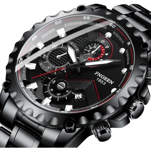 Top Brand Luxury Quartz Watches for Men Business Clock Calendar Waterproof Luminous Watch Stainless Steel Sport Wristwatches