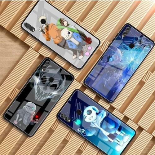 Bad Time Undertale Tempered Glass Phone Case For Huawei P20 P30 P40 P40 Lite Pro Psmart Mate 20 30 Cover Shell