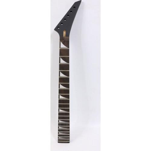 Black electric Guitar neck Maple wood 22 fret 25.5 inch Fretboard DIY #741
