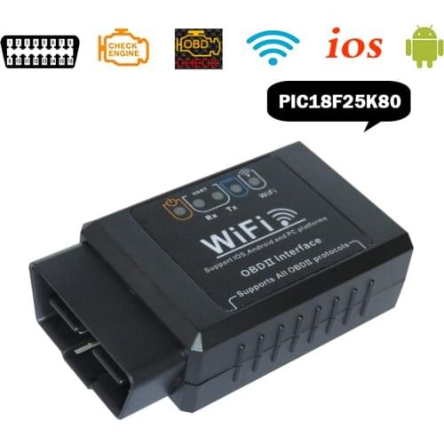 Versatile OBDII Scanner ELM327 Wifi OBD2 Car Diagnostic Tool WI-FI ELM 327 OBD 2 Universal Automotive Fault Code Reader