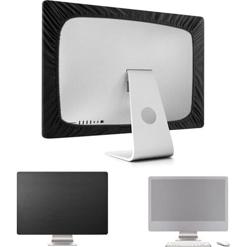 Flexible Dustproof Cover Polyester Computer Monitor Dust Cover Protector for 21 27 inch Apple iMac Macbook Pro Air LCD Screen