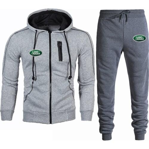 2021 Land Rover New Mens Womens Couple Fashion Hoodie + Sweatpants Suit Candy Color Pullover Spring Autumn Must-Have Hoodie+4