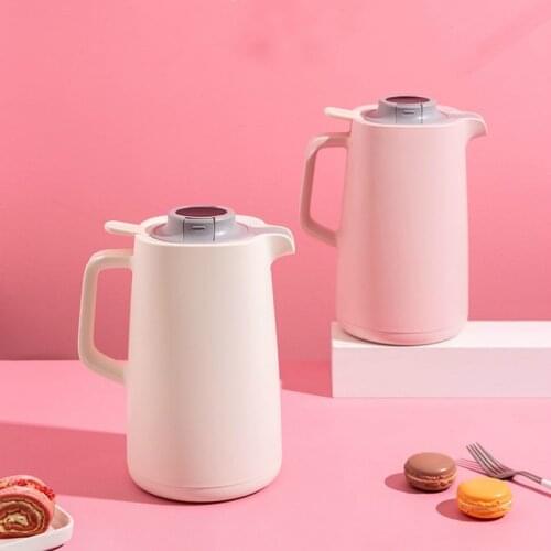 Coffee Insulated Water Pot 1500ML Vacuum Insulated Water Pot Large Capacity Hot Cold Insulating Teapot Thermal Water Pot DA60BWH
