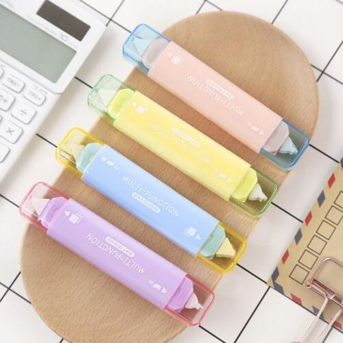 Creative mini Double head Correction Tape adhesive Tape adhesive Learning stationery kawaii cute school accessories supplies