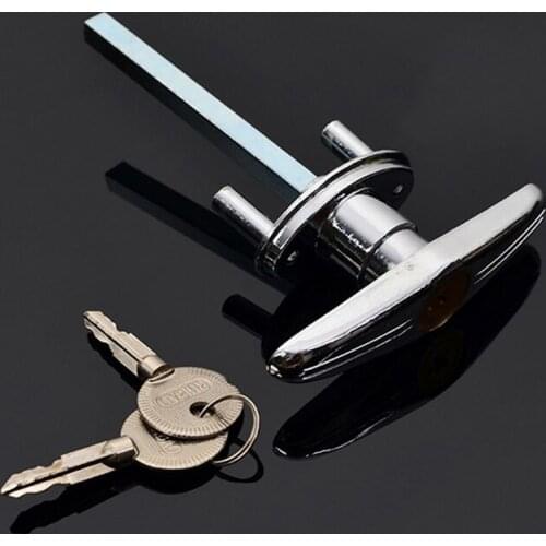 Mayitr Garage Door Opener T Lock Handle with 2 keys Secure For Caravans & Trailers