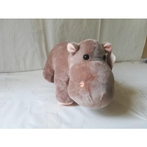 About 25cm cute cartoon hippo plush toy soft doll kids toy birthday gift b1539