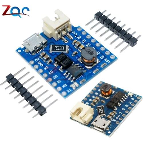 For Wemos D1 Mini Battery Shield USB Single Lithium Battery Charging Boost Module With Pins LED Indicator DC 5V