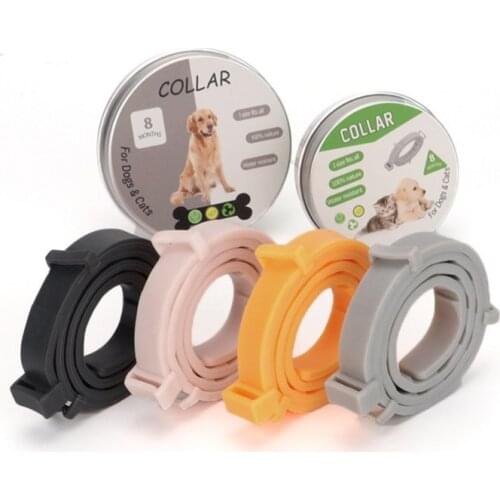 Removes Flea And Tick Collar for Dogs Cats Up To 10 Month Flea Tick Collar Anti-mosquito & Insect Repellent Breakaway Cat Collar