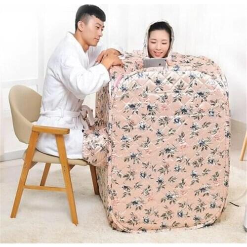 2019 New Style Portable Steam Sauna SPA 4L 2000W 220V Weight Lose Steam Life Steam Shower RoomTherapy Detox Wet Sauna Cabin