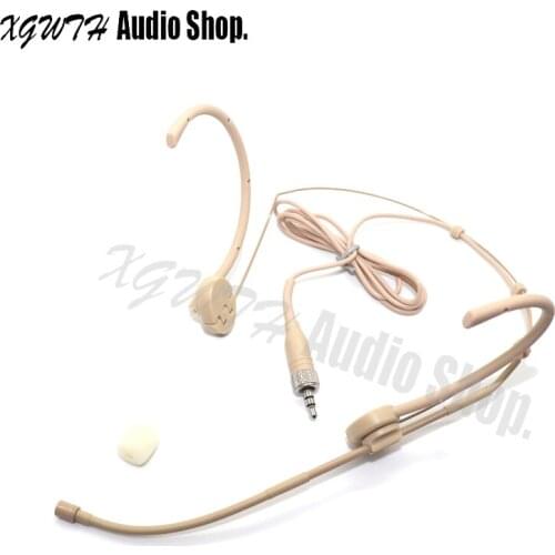 Foldable Head Wearing Headset Microphone Mic for Sennheiser G3 G4 G2 XS Radio System 3.5mm Lock Stereo Omnidirectional Mic