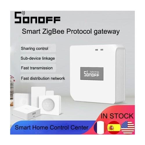 SONOFF Zigbee Bridge / SNZB-01 / SNZB-02 / SNZB-03 / SNZB-04 / BASICZBR3 / Smart Home Device Work with Alexa Amazon Google Home