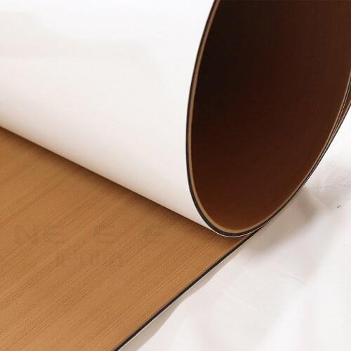 NEKEKE thickness 6mm Light Brown+Black Bottom Boat Yacht Marine Rubber Pattern EVA Deck Foam Sheet Composite outdoor decking