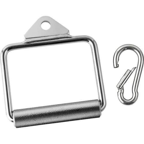 Gym D Handle Pull Down Cable Attachment Set Non-Slip Tricep Grip Pulley Exercise Handles for Gym Home