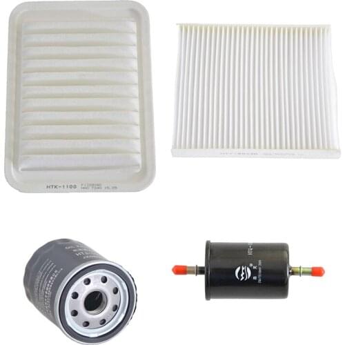Car Engine Air Filter Cabin Filter Oil Filter Fuel Filter for Lifan 320 1.3L 2008- F1109160 M11-8107915 JX0605B 1105110006