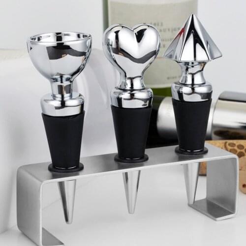 High-grade wine bottle stopper zinc alloy creative wine champagne seal kit products fresh seal wine stopper