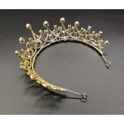 Women Hair Crown New Bridal Tiara Diamond Fashion Tiara Crystal Tiara Bride Princess Tiara Headband Wedding Hair Accessories