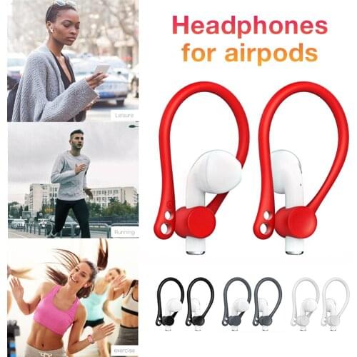 1/2 Pair Ear Pods Covers Sports Silicone Ear Cap Earphone Sleeve Headphone Adapter Protective Cover Accessories For Apple AirPod