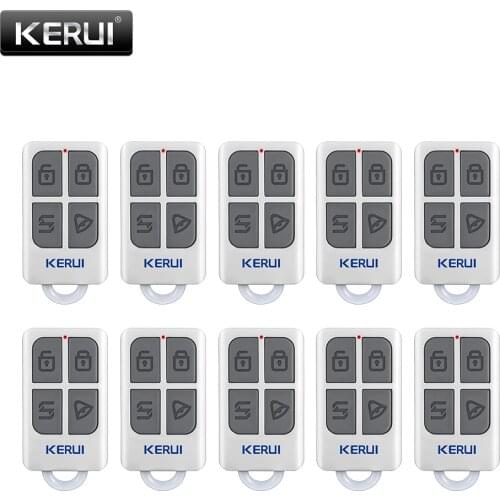 KERUI 10pcs Wireless Controller For W1 W2 W17 W18 W19 G18 G19 G183 G193 8218G 8219G Home Alarm System Remote Control