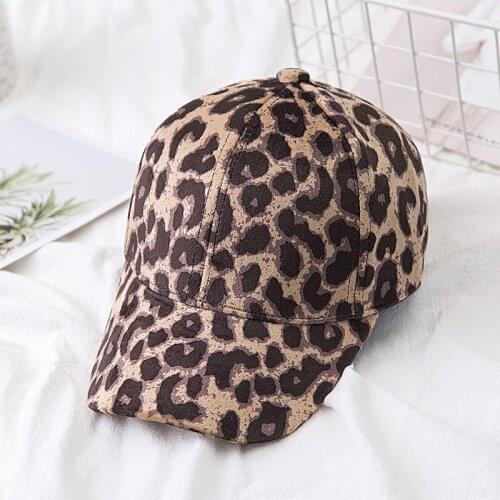 2020 Infant Kids Baby Girls Boys Unisex Leopard Baseball Cap 3 Colors Fashion Caps Visors Sunscreen Active Hats Gift Accessories