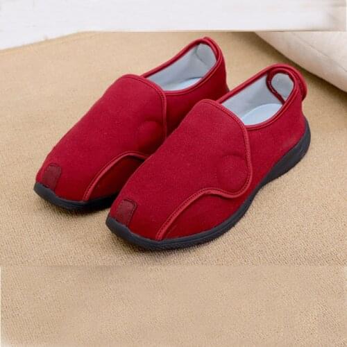 2020 Foot puffy shoes spring and summer shoes men and women feet wide shoes hallux valgus shoes care shoes autumn and winter