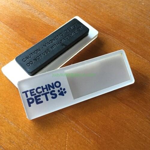 30pcs Customized Reusable Name Badges Magnet Acrylic Plastic Staff Name Tag Plate Clip Personalized Badges Holders