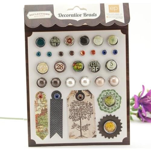 Scrapbook clipbook diy photo album card decoration material two feet nail feet nails set