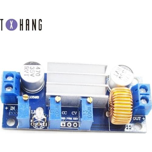 Automatic Protection! 5A Max DC-DC XL4005 Step Down Buck Power Supply Module Adjustable CC/CV Lithium Charge Board for Arduino