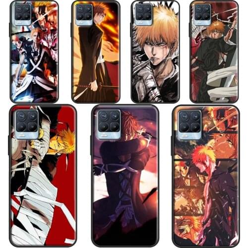 Ichigo Kurosaki BLEACH anime For OnePlus 9 Pro 8 Pro 8T 9R Case For Realme GT Neo 6 7 i 8 Q3 Pro C21 C15 C11 C3 Coque