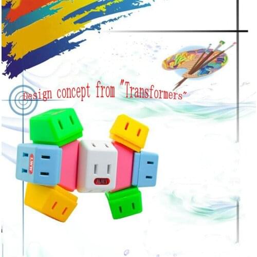 Travel Converter Adaptor 2 Pin AC Power Plug Adaptor Multi-purpose plug One-to-many converter for many countries