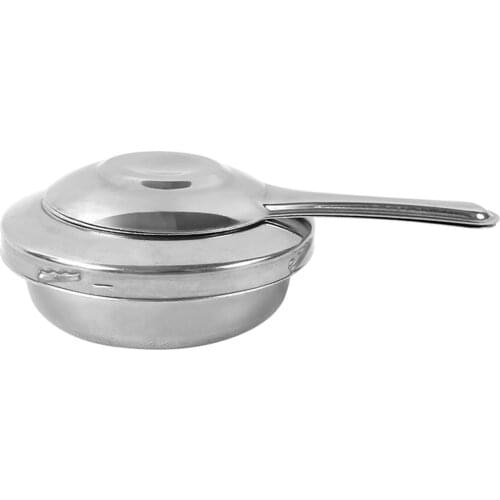 Fondue Burner Portable Stainless Steel Alcohol Stove Burner Grill Outdoor Camping Panic Cooking Pot