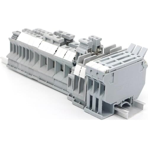 JINH Din Rail Terminal Block Wire Connector Connductor Universal Class Connector Screw Terminal Block