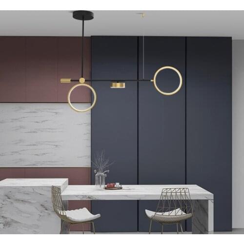 Led Restaurant Chandelier Nordic Designer Dining Room Chandelier Creative Minimalist Light Luxury Book Room Office Light