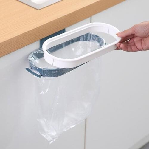 Garbage Bag Storage Rack Bracket Kitchen Cabinet Door Rubbish Bag Hanger Hanging Trash Garbage Bag Holder