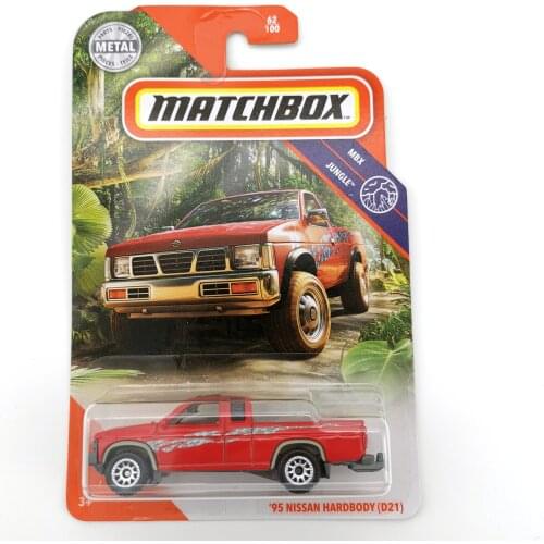 2020 Matchbox Car 1:64 Sports car 95 NISSAN HARDBODY D21 Metal Material Body Race Car Collection Alloy Car Gift