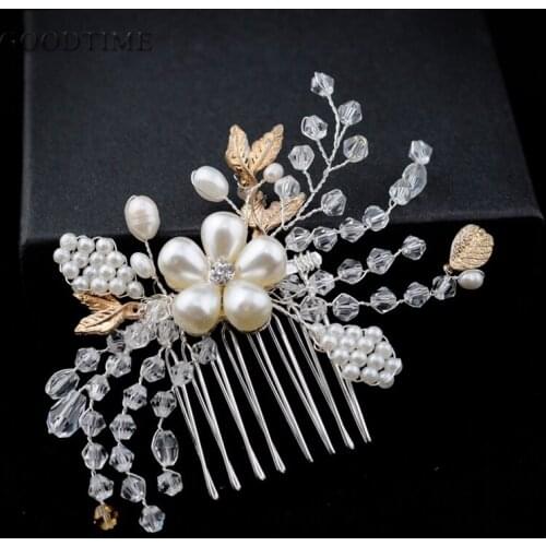 Trendy Bridal Wedding Hair Accessories Rhinestone Teardrop Combs Headband Bridesmaid Headdress Crystal Jewelry For Women Girl