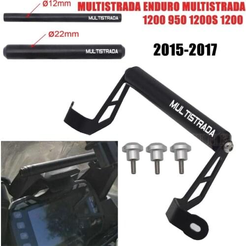 GPS Smart Phone Navigation Mount Mounting Bracket Adapter Holder For Ducati Multistrada 950 1200S 1200 Enduro 2015 2016 2017