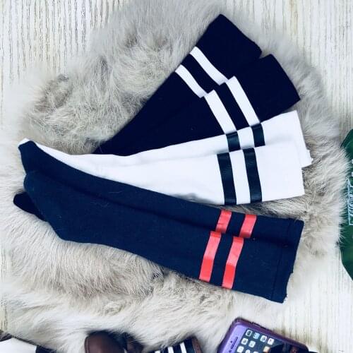 NEW sailor Navy sports stripe socks BJD clothes black white Navy Blue for 1/3 1/4 1/6 Uncle SD MSD YOSD Doll accessories