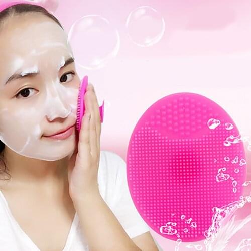 Face Cleaning Face Exfoliating Blackhead Facial Cleansing Washing Brushes Waterproof Silicone Beauty Wash Pad Cleansing Tool
