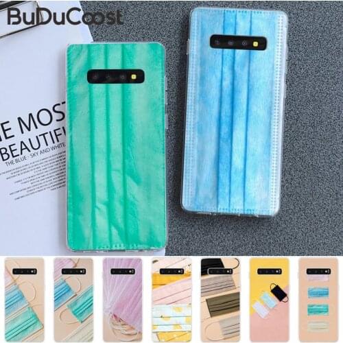 Couple models Creative mask Phone Case For Samsung S5 6 7 8 9 10 S8 S9 S10 plus S10E lite S10-5G S20 UITRA plus