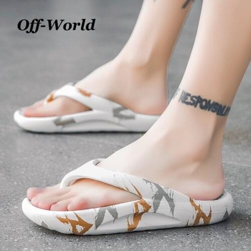 Summer Men Flip Flops Slippers Beach Sandals Shoes Rubber Non-Slip Outdoor Vacation Footwear For Male Infradito Uomo Japonki