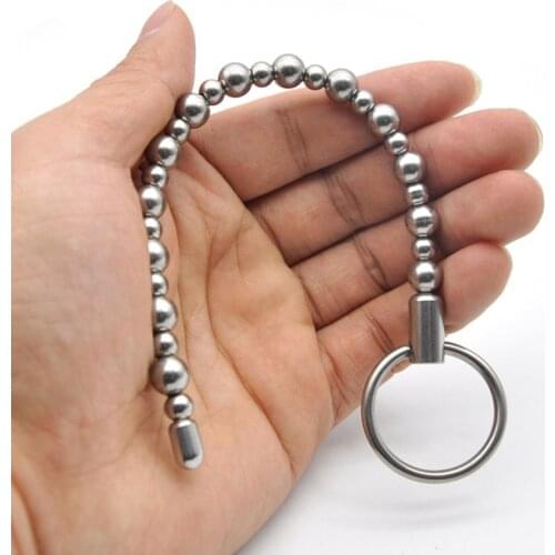 Stainless Steel Urethral Sound Beads Penis Plug Sex Toys For Men Penis Insertion Urethral Dilators Sounding Rod Cbt BDSM