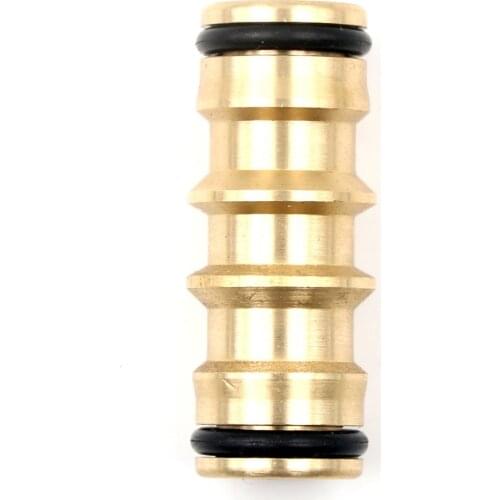 1pc Brass Quick Hose Pipe Joint Connector Male to Male 1/2" Garden Pipe Extension 4.6mm x 1.8mm