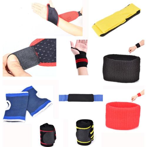 1Pcs Adjustable Wristband Elastic Wrist Wraps Bandages for Weightlifting Powerlifting Breathable Wrist Support