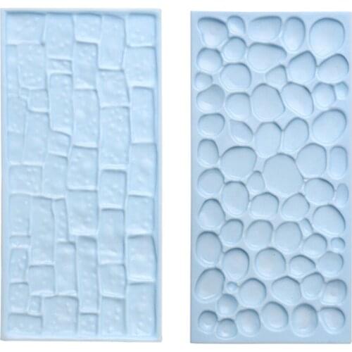 2pcs/set 3d Chocolate Cake Fondant Mould Candy Chocolate Decoration Baking Tool Plastic Mold Pastry Accessories